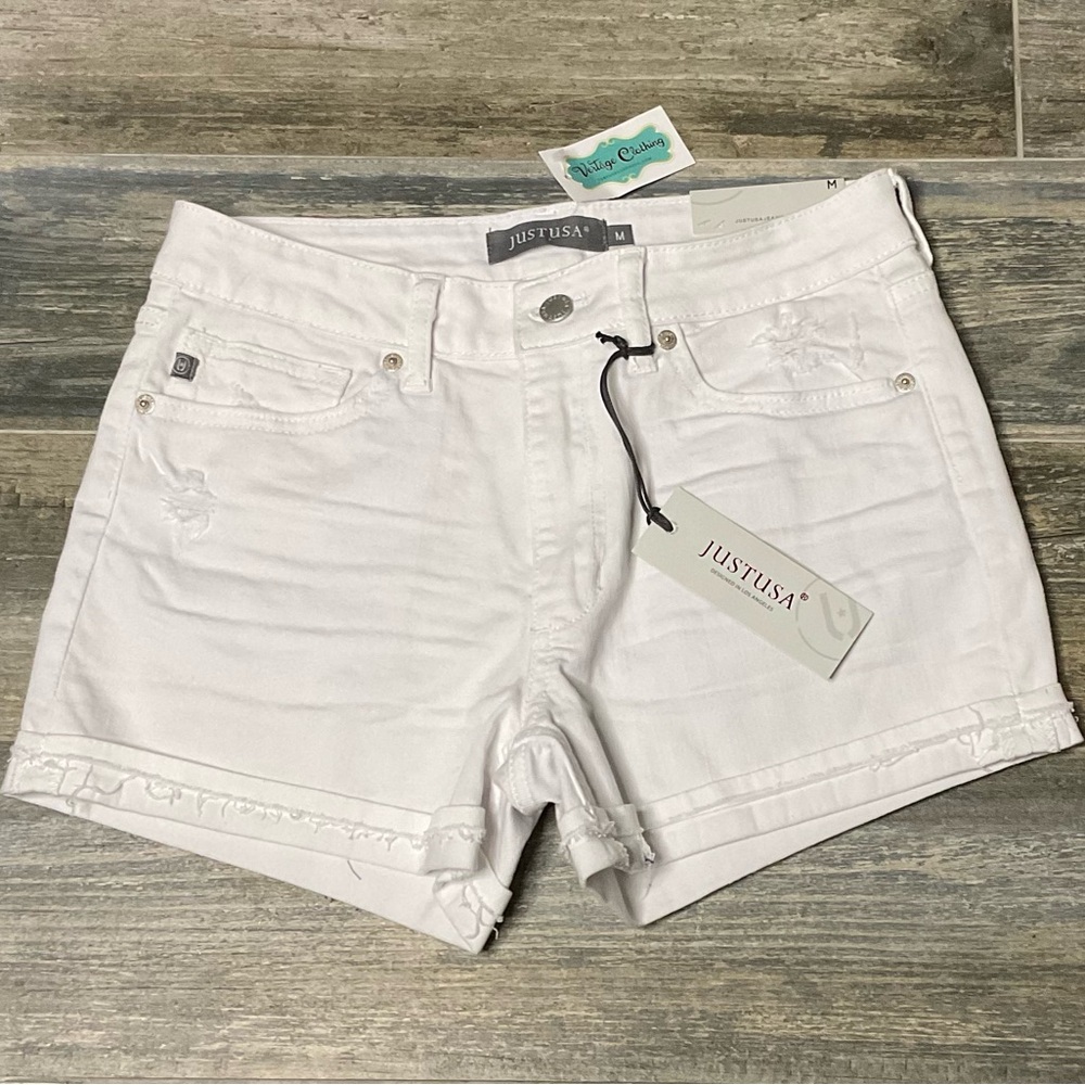 Women’s white shorts